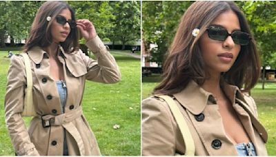 PICS: Suhana Khan channels her inner Poo from K3G as she enjoys evening in garden; bestie Navya Nanda is all hearts