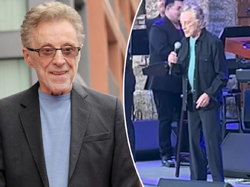 Frankie Valli, 90, leaves fans concerned as he struggles to lip-sync at concert — but rep says he’s ‘just fine’