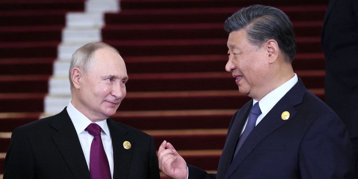 The US accused China of offering Russia 'every support behind the scenes' for its war on Ukraine