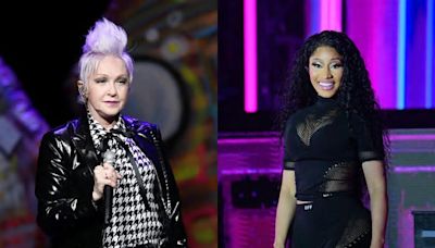 Nicki Minaj Brings Out Cyndi Lauper for ‘Pink Friday Girls’ During Brooklyn Show