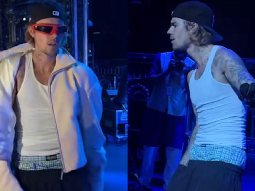 Justin Bieber TROLLED For His 'Ganji' & Boxers Outfit At Anant Ambani's Sangeet: 'Is This Even Fashion?' (VIDEO)