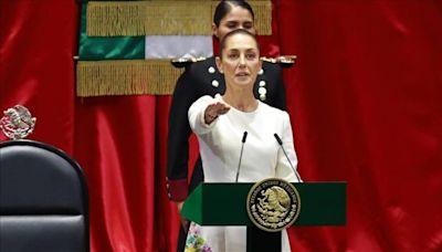 Claudia Sheinbaum sworn in as Mexico's 1st female president