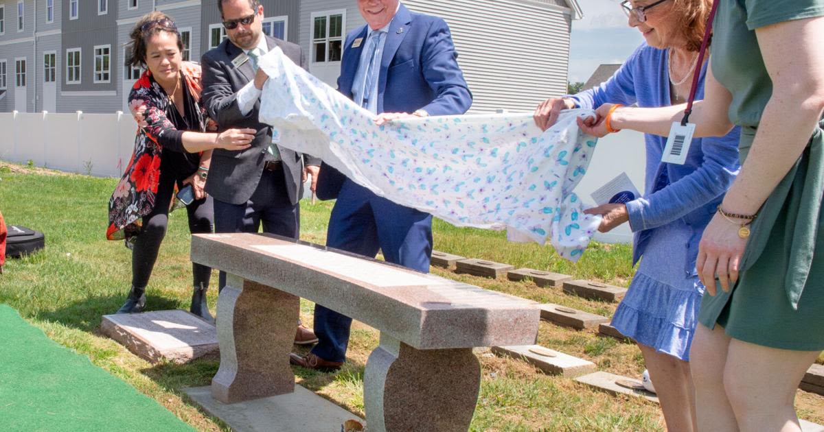 Share of Lancaster dedicates new bench in St. Joseph's New Catholic Cemetery [photos]