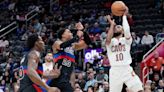 Mobley, Garland lead short-handed Cavaliers past Pistons, 110-100