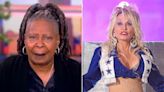 Whoopi Goldberg slams critics of Dolly Parton's revealing cheerleader outfit: 'Bite me'