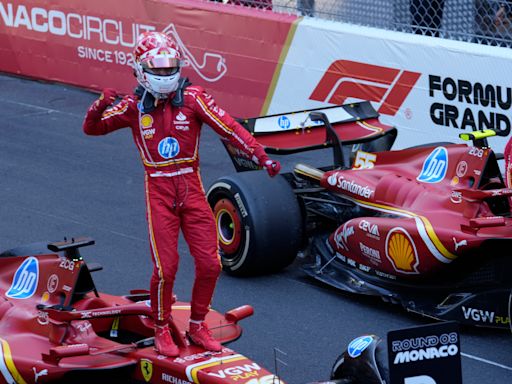 Charles Leclerc wins home race at processional Monaco Grand Prix