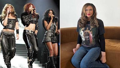 Tina Knowles Models 'Vintage' Destiny's Child's Tour Shirt She Swiped from Daughter Beyoncé's Closet