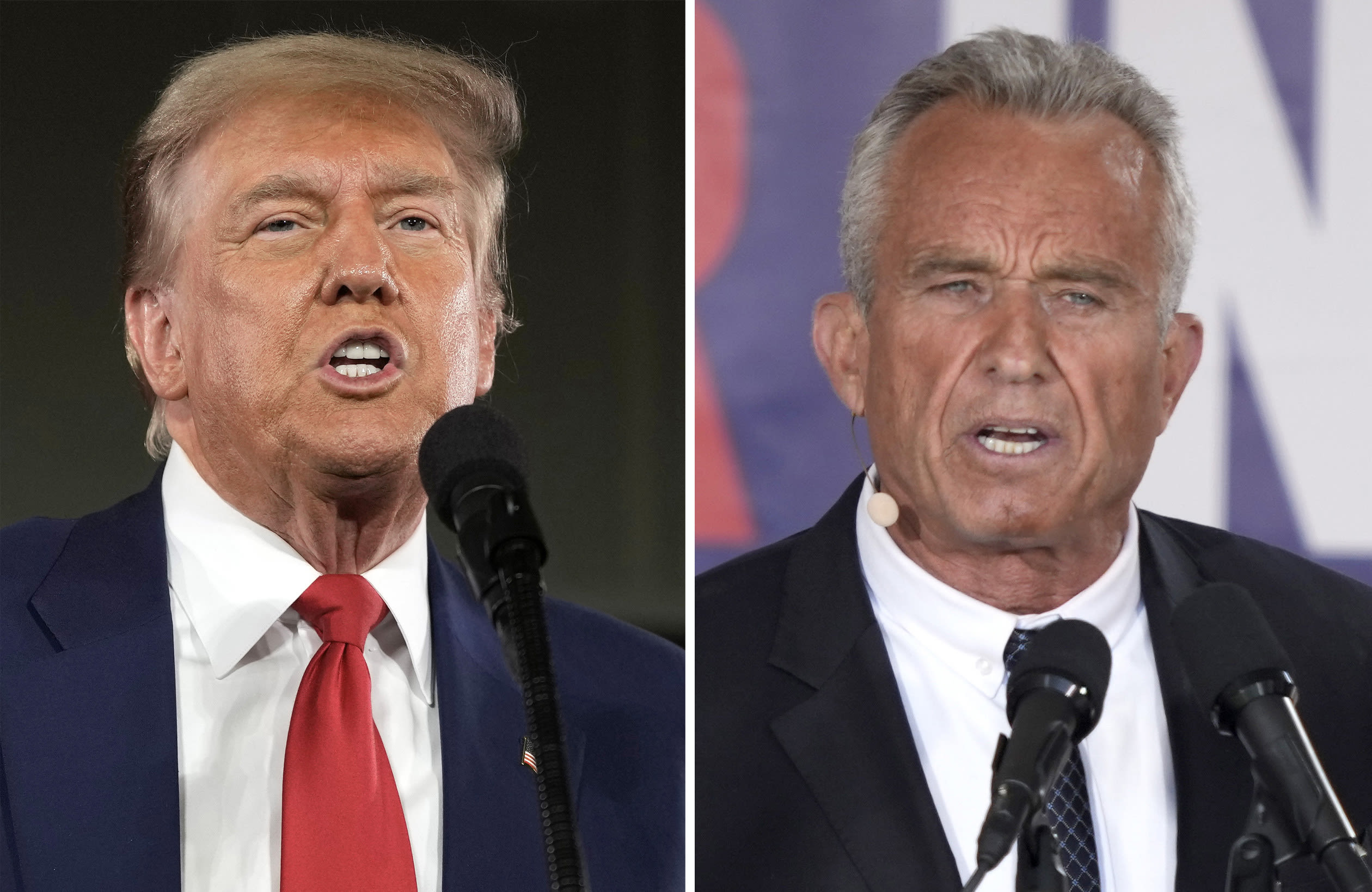 Trump will address the Libertarian Party convention as he goes after Robert F. Kennedy Jr.