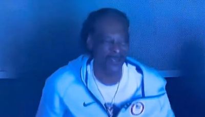 Snoop Dogg goes WILD as he watches Team USA win their first gold medal