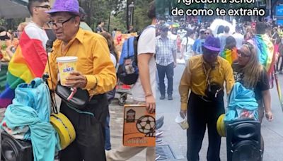 Señor 'Cómo te extraño' canta sobre lesbianas en marcha LGBTQ; lo agreden