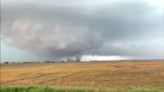 Tornado touchdown caught on camera north of St. Louis