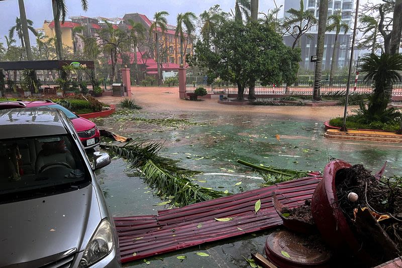 Floods inundate north Vietnam as Typhoon Yagi death toll climbs