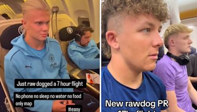 What is 'raw dogging' a flight and is the new social media craze dangerous?