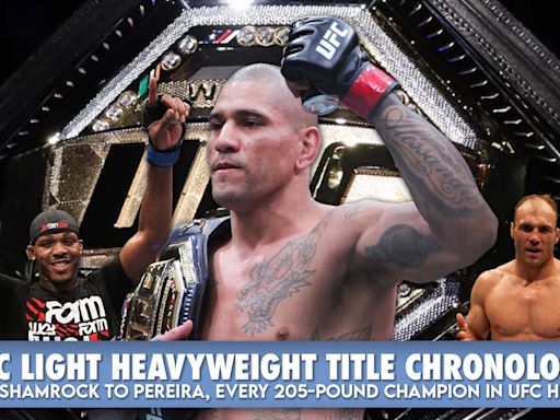 UFC light heavyweight title history: Alex Pereira, Jon Jones, Daniel Cormier, and lots of vacancies