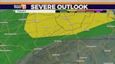 Some strong storms possible Wednesday evening into tonight