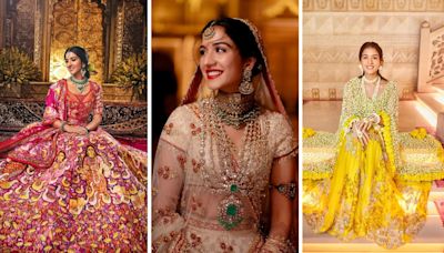 From Manish Malhotra to Dolce and Gabbana, here are all of Radhika Merchant’s wedding looks