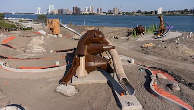 20-foot bear slide coming to new park along Detroit Riverfront in 2025