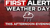 19 First Alert Weather Day: Scattered storms overnight; some may produce heavy rain