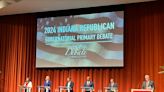 Indiana governor candidates, minus Mike Braun, tussle with moderator at final debate