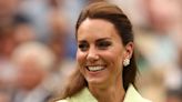 Kate Middleton Wears Spring Green Dress Suit to Wimbledon