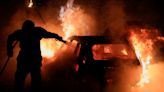 France riots: Paris firefighter dies battling blaze in car park during sixth night of unrest