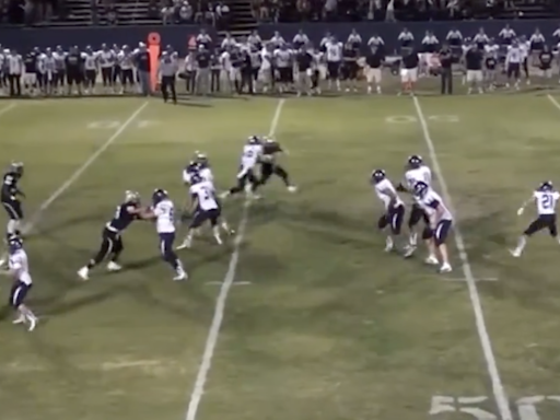 A high school punter really threw underhanded on the sneakiest fake punt ever