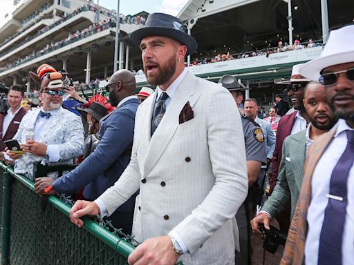 Travis Kelce, Aaron Rodgers, other NFL star descend on Louisville for Kentucky Derby