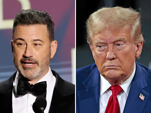 Jimmy Kimmel heckles Trump over crowd sizes with embarrassing video of empty rally