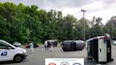 'Landspout' tornado, waterspout spawned by line of thunderstorms