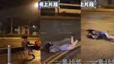 蘇拉颱風襲港藝人豪宅「漏水多到擋不住」 路人被狂風吹倒趴地滑行