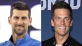 Tom Brady and Novak Djokovic Share Hug During Backstage Meetup at the US Open: Watch