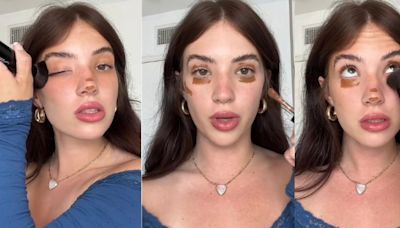 Técnica de aplicar bronzer abaixo dos olhos divide opiniões no TikTok