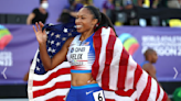 Allyson Felix's last championship lap: U.S. wins Worlds bronze in mixed 4x400 relay