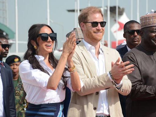 Meghan and Prince Harry flown around Nigeria for free by fugitive CEO