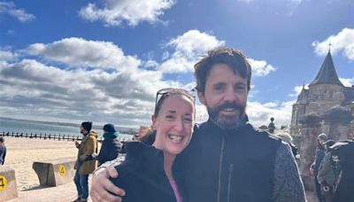 Edinburgh locals bump into Hollywood actor as he films Netflix show in Portobello