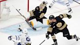 David Pastrnak scores in overtime to lift Bruins to Game 7 win over rival Maple Leafs