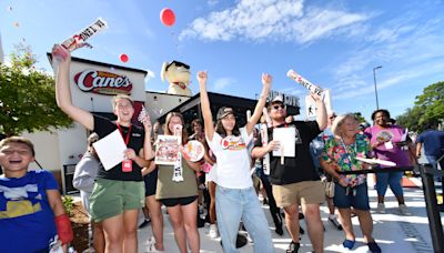 Raising Cane’s opens in Daytona Beach with NASCAR ARCA driver Toni Breidinger