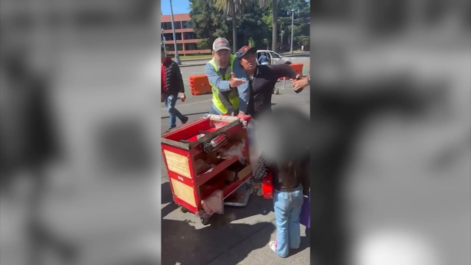 EXCLUSIVE: Hot dog vendor arrested in viral video responds to SFPD's claim she staged incident