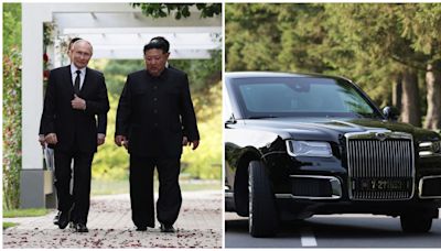 普京訪朝鮮贈俄產豪華Aurus房車 親自駕車載金正恩兜風｜有片