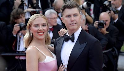 Scarlett Johansson Can’t Believe Colin Jost Scored an Olympic Gig in Tahiti: ‘How Did He Get This?’