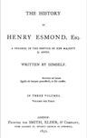 The History of Henry Esmond