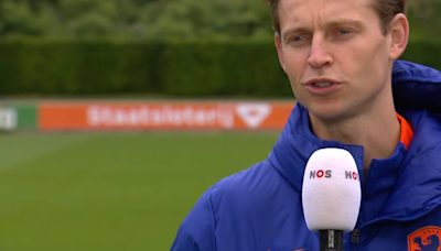 De Jong: "Estoy preparado para correr ciertos riesgos de cara a jugar la Eurocopa"
