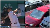 MLB／轉戰紅襪炸主場首轟 球飛過「綠色怪物」打破汽車擋風玻璃