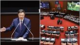 卓榮泰首次施政報告藍委集體離席 洪孟楷：表達無聲抗議