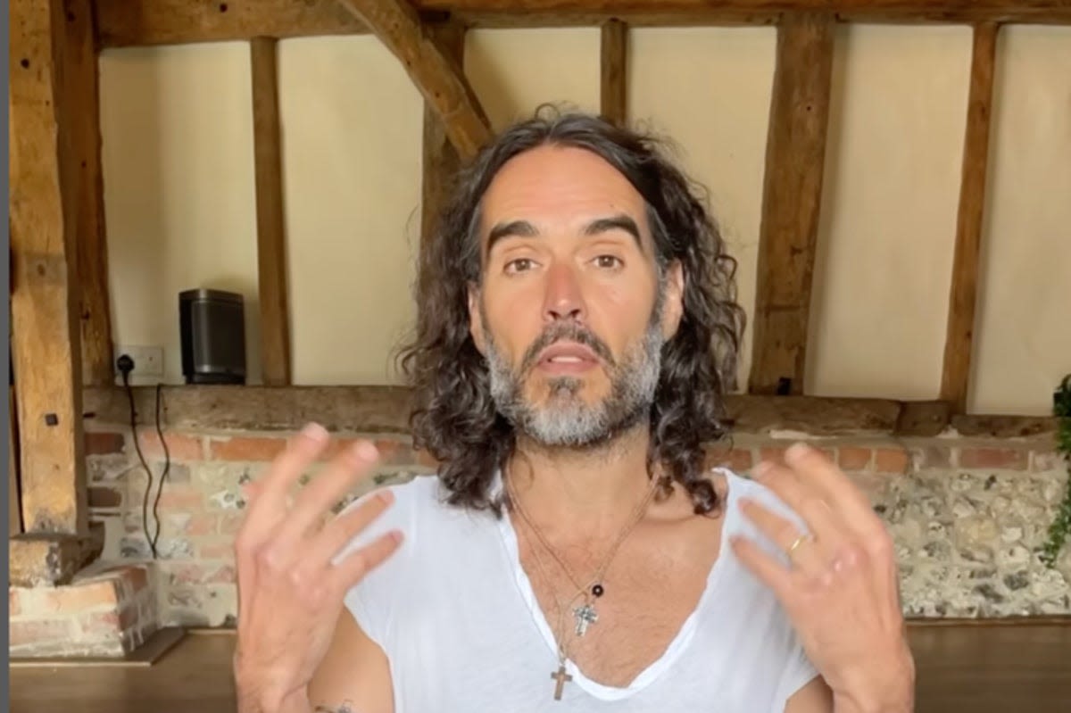 Russell Brand says he’s been ‘changed’ by baptism: ‘I’m so grateful to be surrendered in Christ’