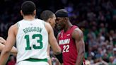Heat’s Butler, Williams address forehead-to-forehead exchange. And Tatum struggling late