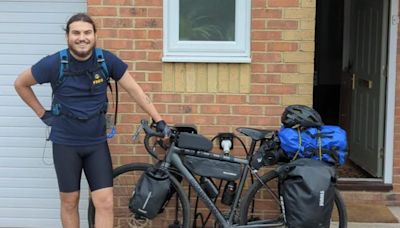 Kent man on epic 3,462-mile cycle to Australia after surviving attempt to take his own life