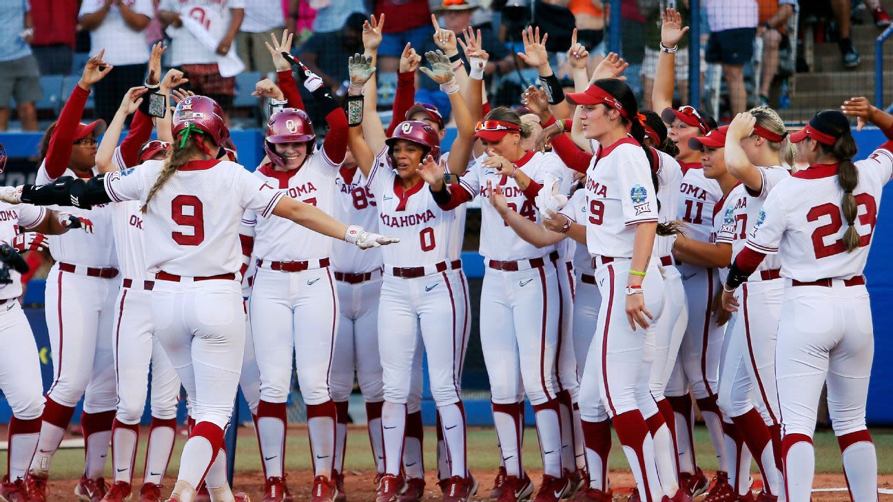 College softball final 2024 top-25 rankings, plus WCWS key plays and top players