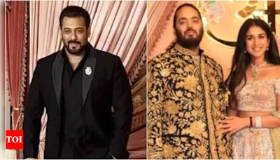 Salman Khan wishes newlyweds Anant Ambani and Radhika Merchant with a heartfelt post | Hindi Movie News - Times of India