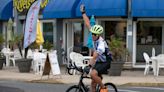 NJ-born cross-country bike rider braves wildfires, beats COVID, dips his tire in Manasquan